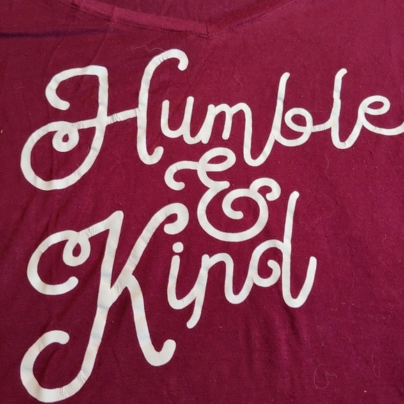 Charming Charlie gently worn "Humble & Kind" tee - Picture 3 of 5